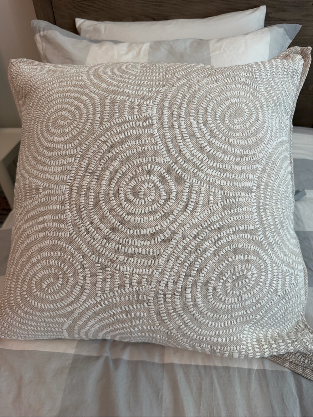 Set of 2 Serena and Lily Ibiza Pillow 22x22 Square Covers in Sand